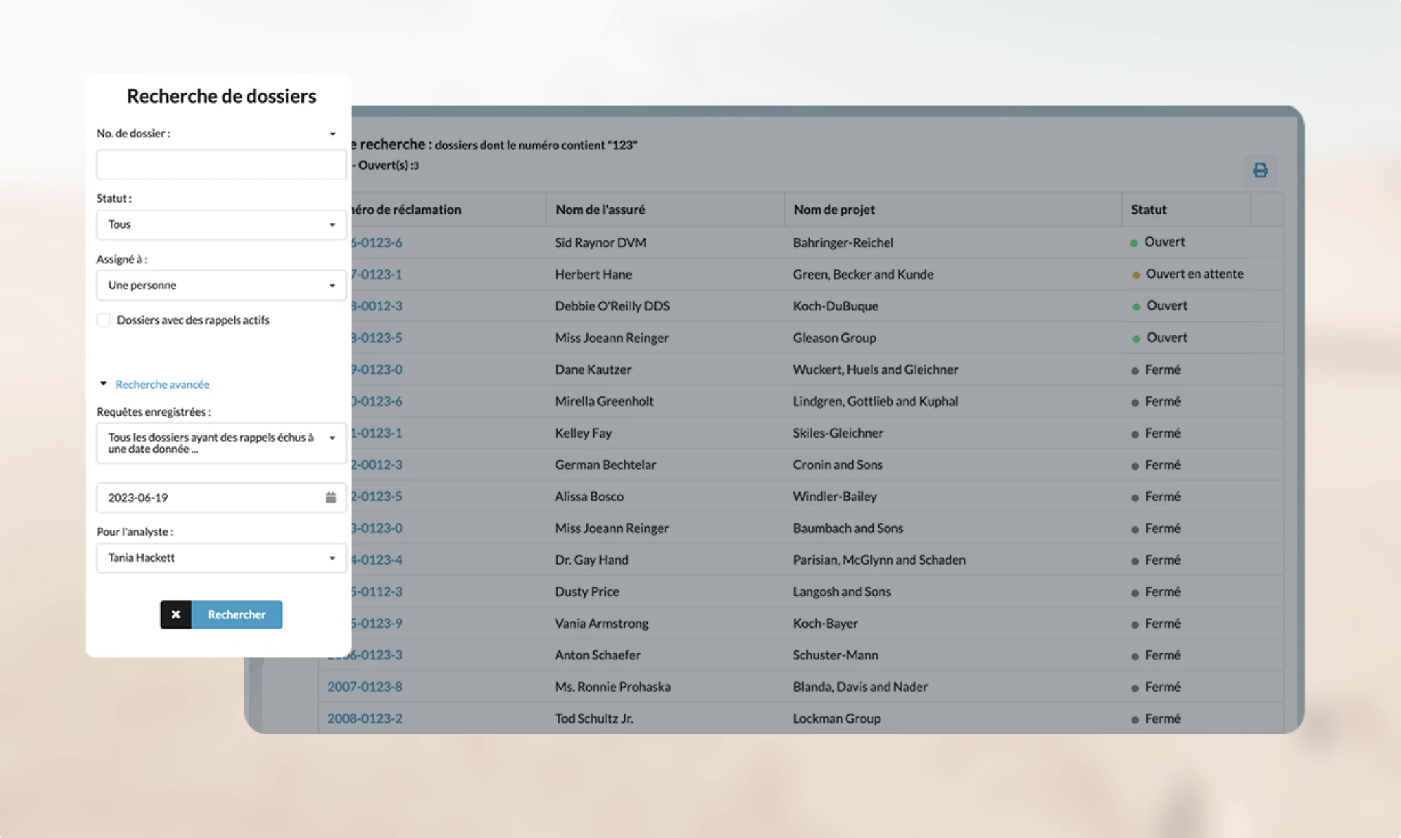 Personalisation et recherche