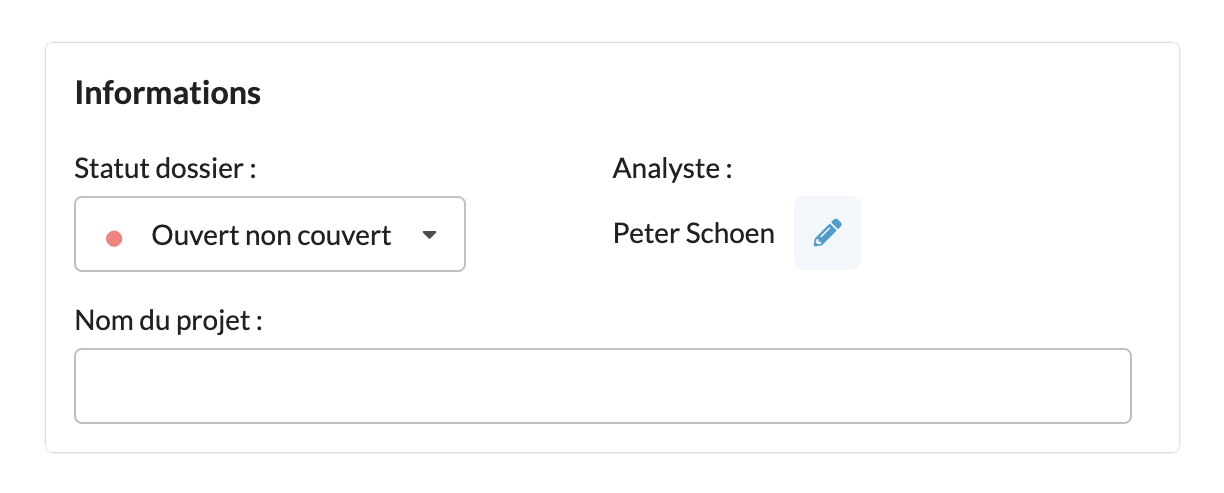 Capture d'écran de la plateforme ACACIA